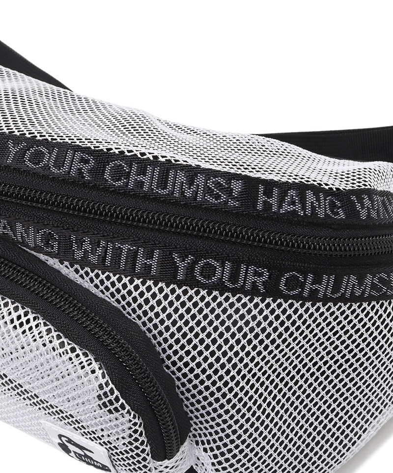 Mesh Up Fanny Pack メッシュアップファニーパック ボディバッグ ウエストポーチ サイズなし White バッグ Chums チャムス アウトドアファッション公式通販 Mesh Up Fanny Pack メッシュアップファニーパック ボディバッグ ウエストポーチ サイズなし White バッグ Chums チャムス アウトドアファッション公式通販