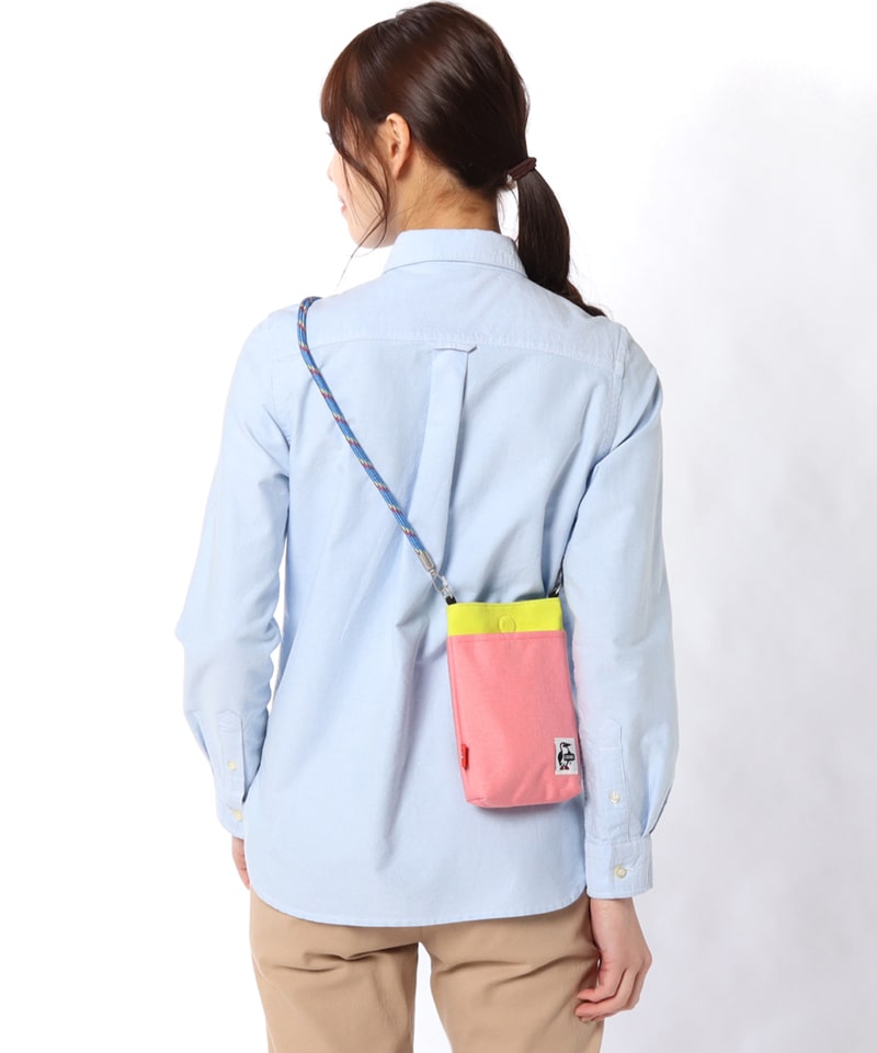 Rope Sholuder Pouch Sweat Nylon/ロープショルダーポーチスウェットナイロン(スマホ｜iPhoneケース)(サイズなし  Wa): 財布｜ポーチ｜ケース|CHUMS(チャムス)|アウトドアファッション公式通販