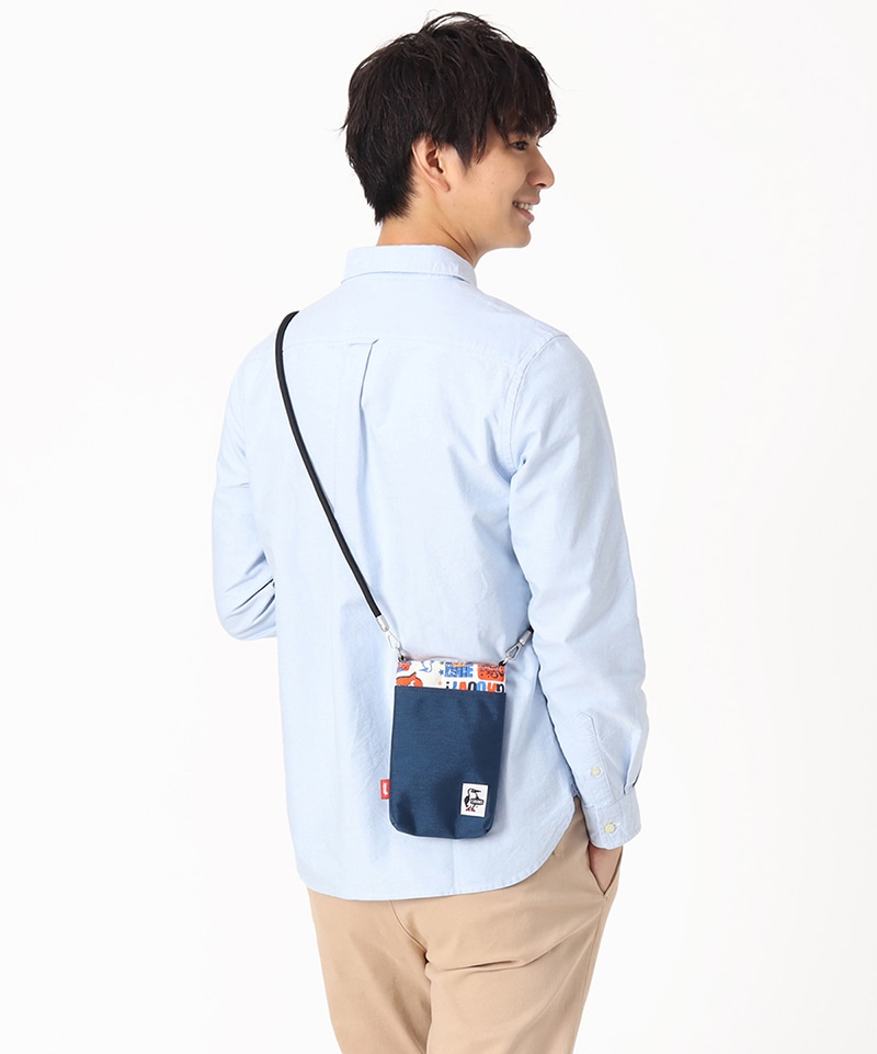 Rope Sholuder Pouch Sweat Nylon/ロープショルダーポーチスウェットナイロン(スマホ｜iPhoneケース)(サイズなし  Wa): 財布｜ポーチ｜ケース|CHUMS(チャムス)|アウトドアファッション公式通販