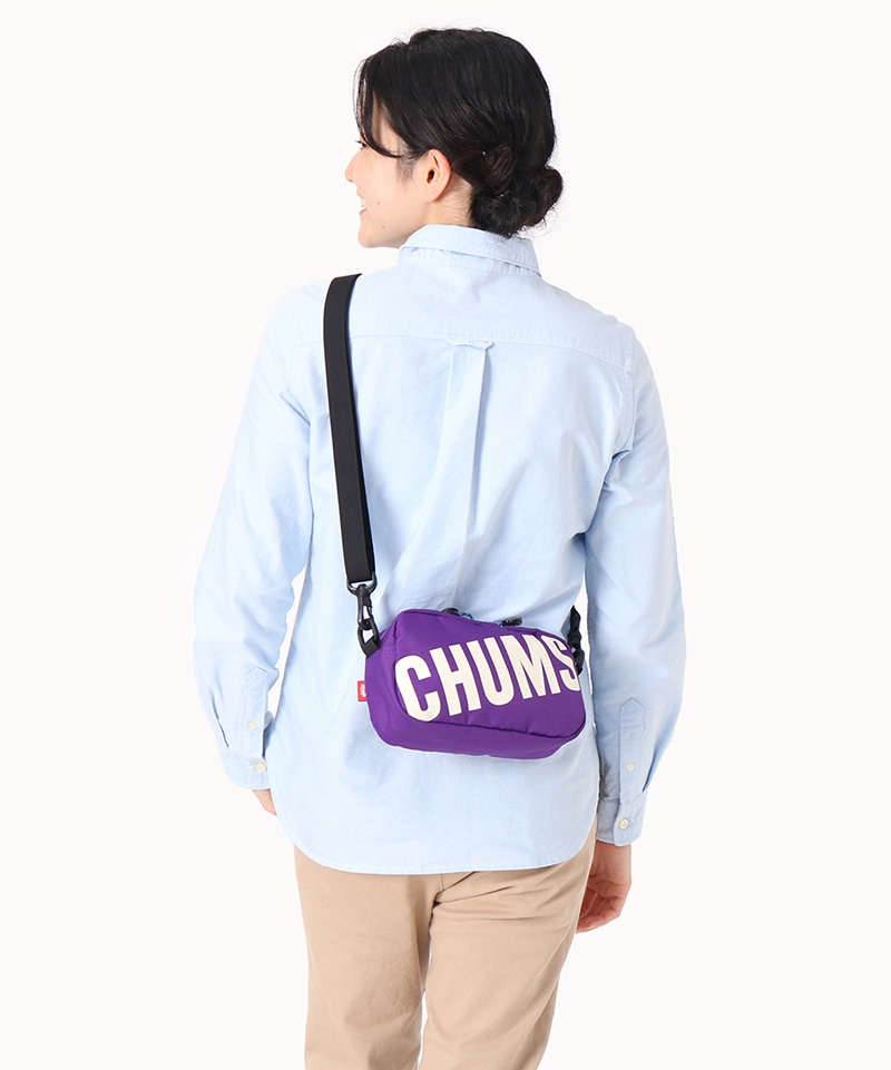Recycle CHUMS Shoulder Pouch/リサイクルチャムスショルダーポーチ(ショルダーバッグ)(Free Purple): バッグ| CHUMS(チャムス)|アウトドアファッション公式通販
