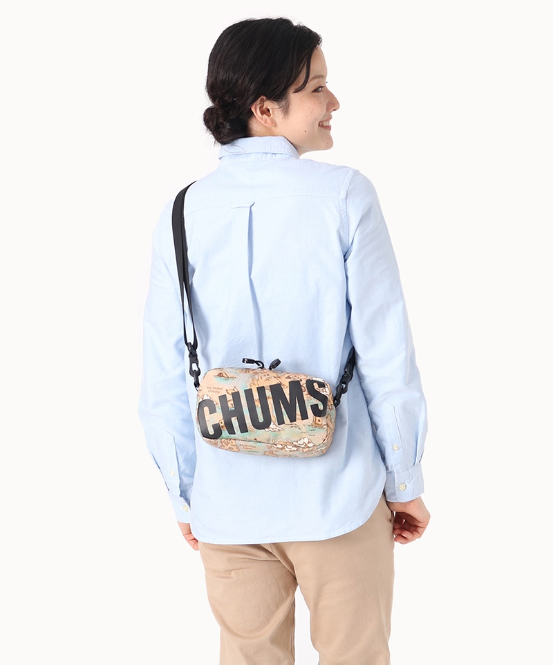 Recycle CHUMS Shoulder Pouch/リサイクルチャムスショルダーポーチ(ショルダーバッグ)(Free Purple): バッグ| CHUMS(チャムス)|アウトドアファッション公式通販