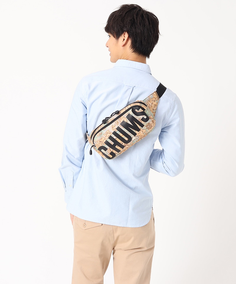 Recycle CHUMS Waist Bag/リサイクルチャムスウエストバッグ(ボディバッグ｜ウエストポーチ)(Free Map): バッグ| CHUMS(チャムス)|アウトドアファッション公式通販