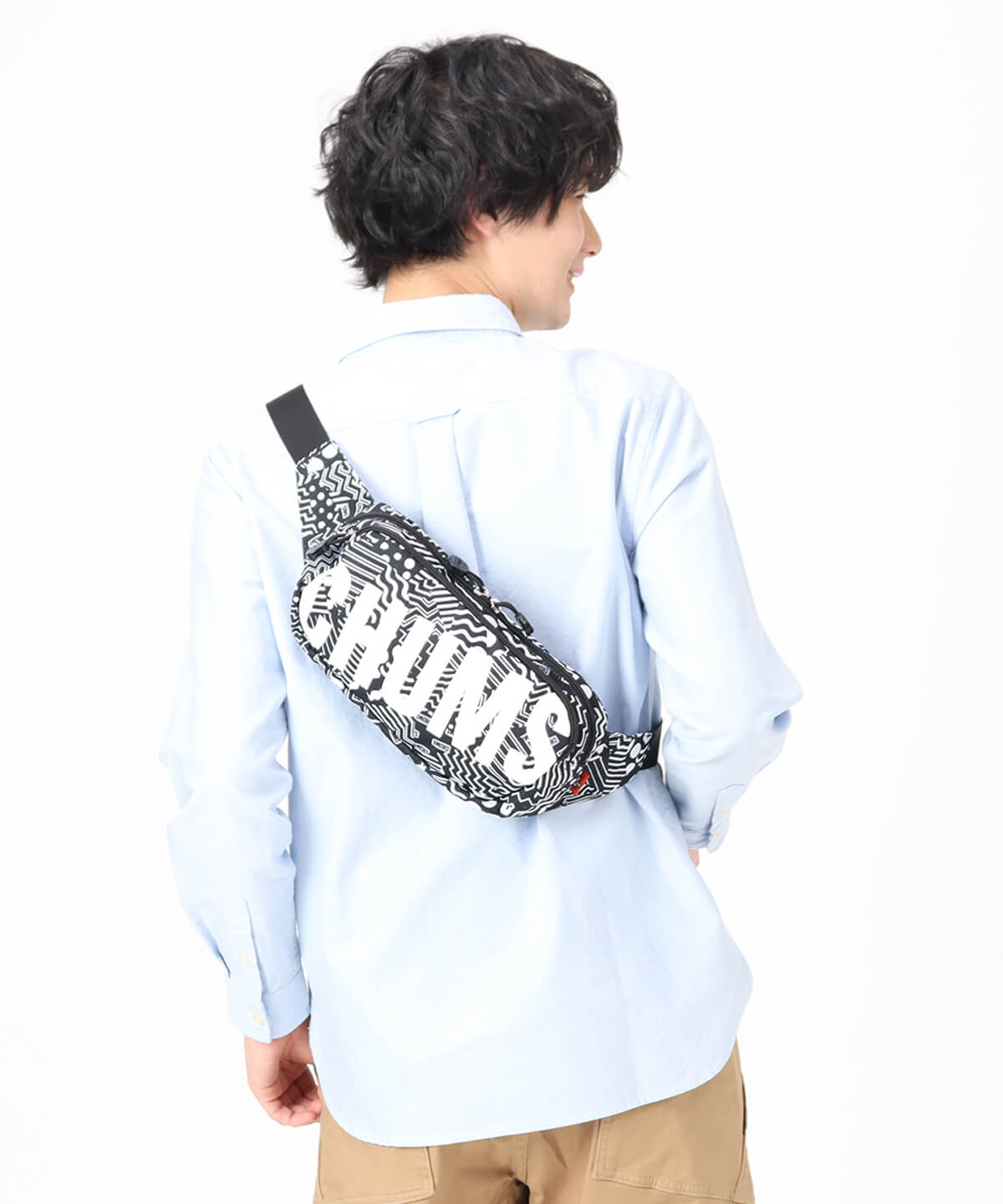 Recycle CHUMS Waist Bag/リサイクルチャムスウエストバッグ(ボディバッグ|ウエストポーチ)