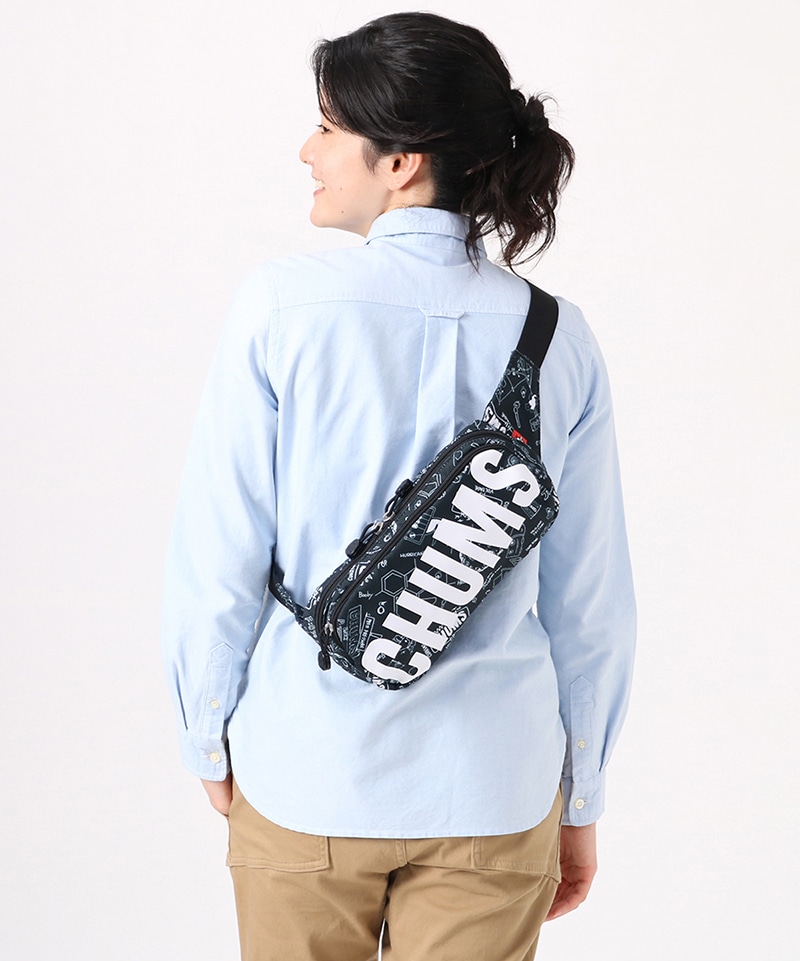 Recycle CHUMS Waist Bag/リサイクルチャムスウエストバッグ(ボディバッグ|ウエストポーチ)(Free Leaf Tree): バッグCHUMS(チャムス)|アウトドアファッション公式通販 CHUMS メッシュボディバッグ