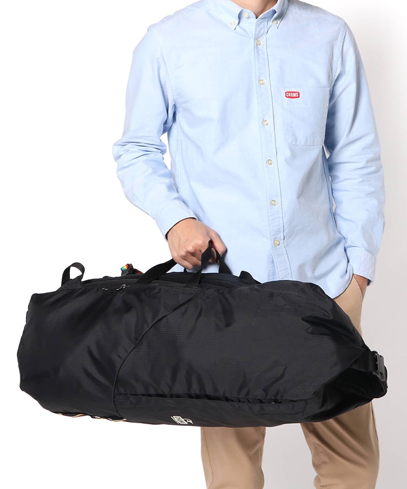 Spring Dale 45 Roll Top Duffle スプリングデール45ロールトップダッフル リュック ダッフルバッグ サイズなし Black Rainbow バッグ Chums チャムス アウトドアファッション公式通販