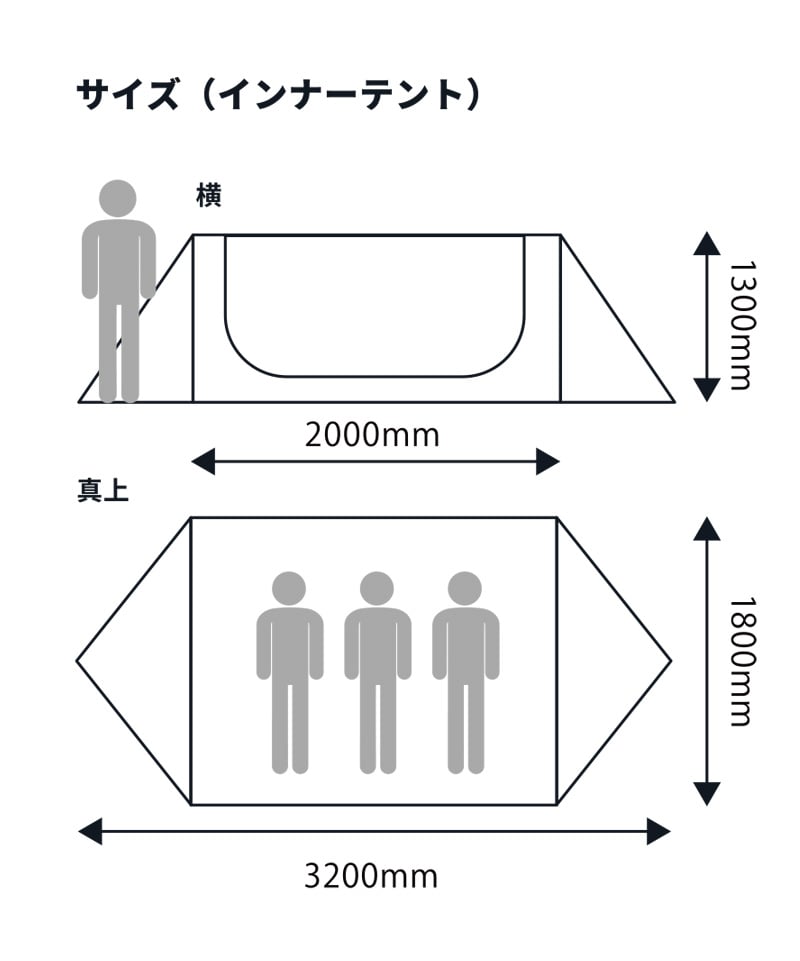 A-Frame Tent 3/エーフレームテント3(テント｜タープ)