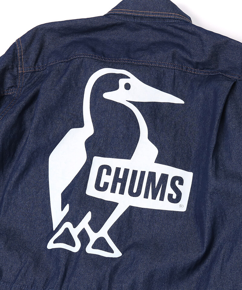 CHUMS たき火コート　デニム　S