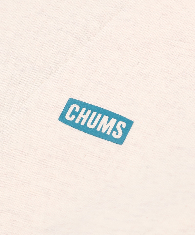 CHUMS Logo Nylon Combi Cardigan(チャムスロゴナイロンコンビカーディガン(カーディガン｜スウェット))