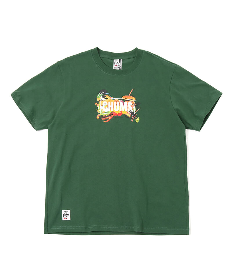 CHUMS Big Burger T-Shirt(チャムスビッグバーガーTシャツ(トップス/Tシャツ))