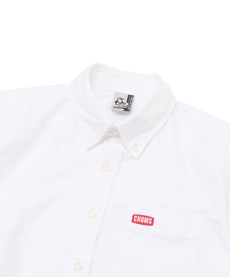 CHUMS OX S/S Shirt/チャムスオックスショートスリーブシャツ(シャツ/半袖シャツ)(M Pink Logo): トップス|CHUMS( チャムス)|アウトドアファッション公式通販