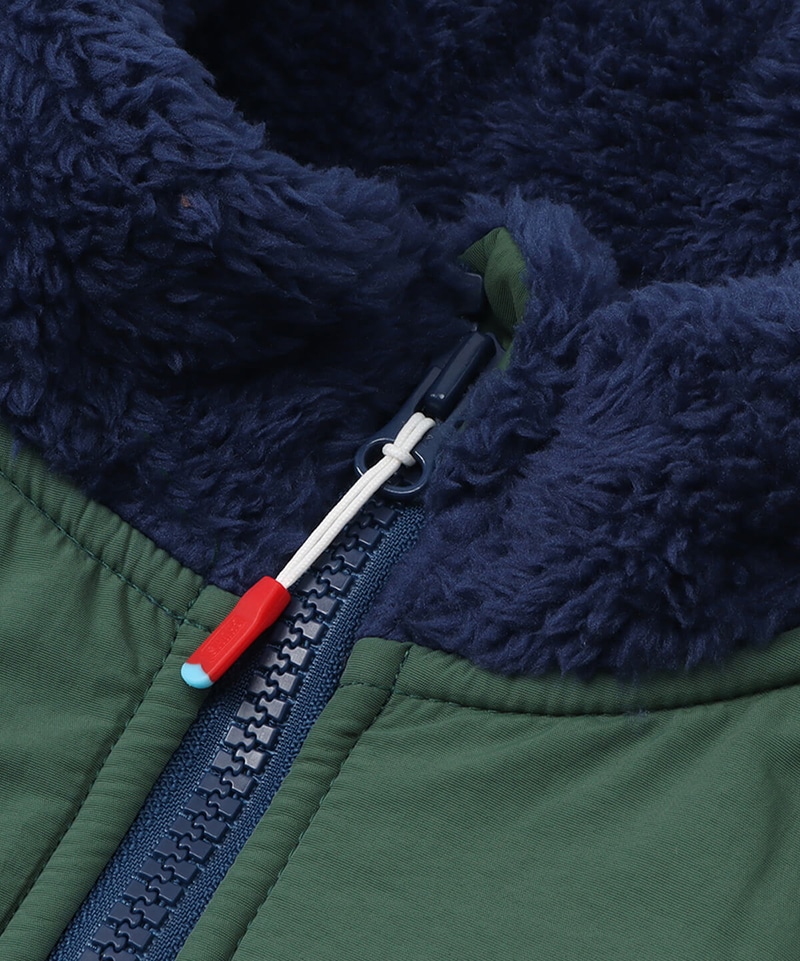 Elmo Fleece Jacket/エルモフリースジャケット(アウター／フリース)(M Navy/Green): ジャケット｜アウター|CHUMS( チャムス)|アウトドアファッション公式通販