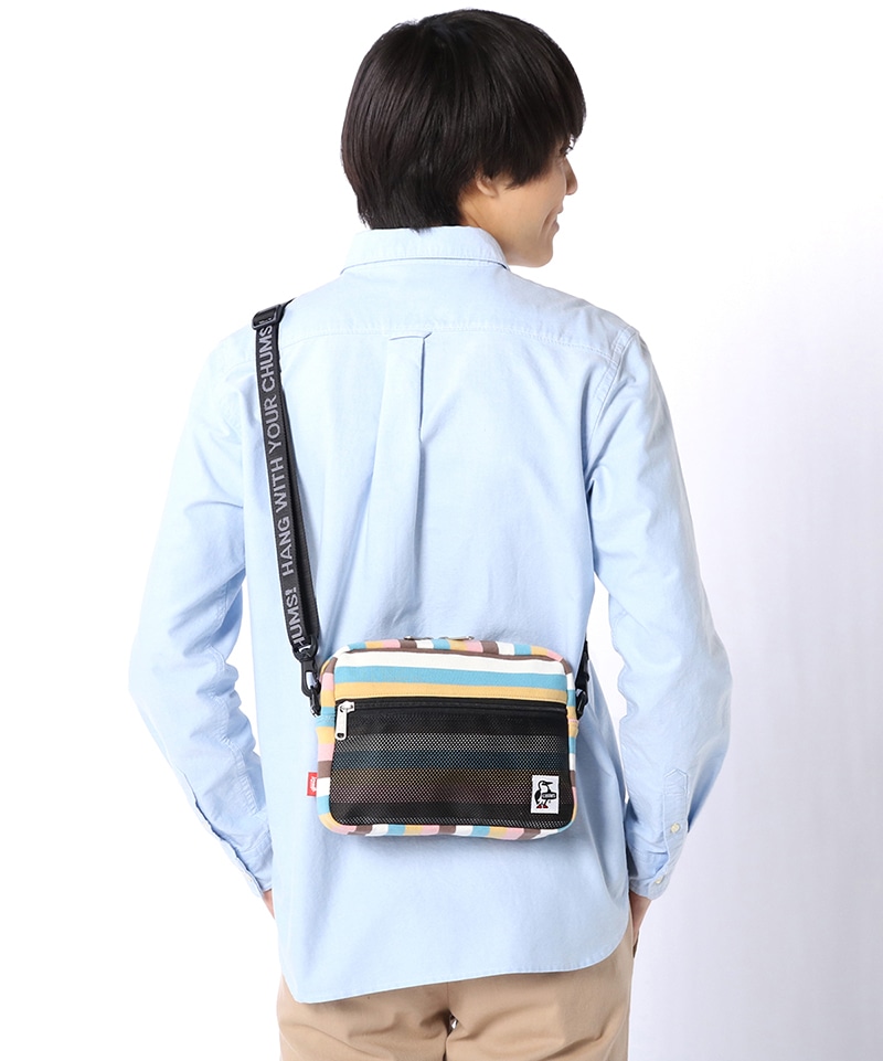 Logo Tape Shoulder Sweat ロゴテープショルダースウェット ショルダーバッグ サイズなし Aztecbooby バッグ Chums チャムス アウトドアファッション公式通販
