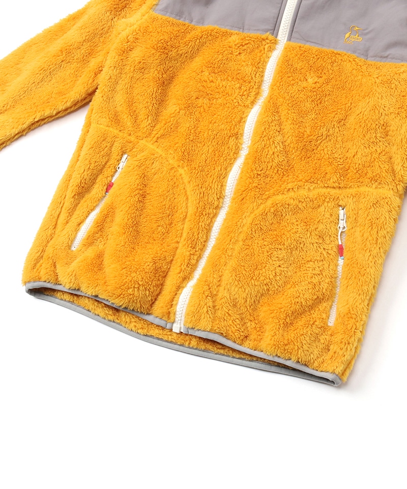 Elmo Fleece Jacket/エルモフリースジャケット(アウター／フリース)(M Yellow/Gray): ジャケット｜アウター|CHUMS( チャムス)|アウトドアファッション公式通販