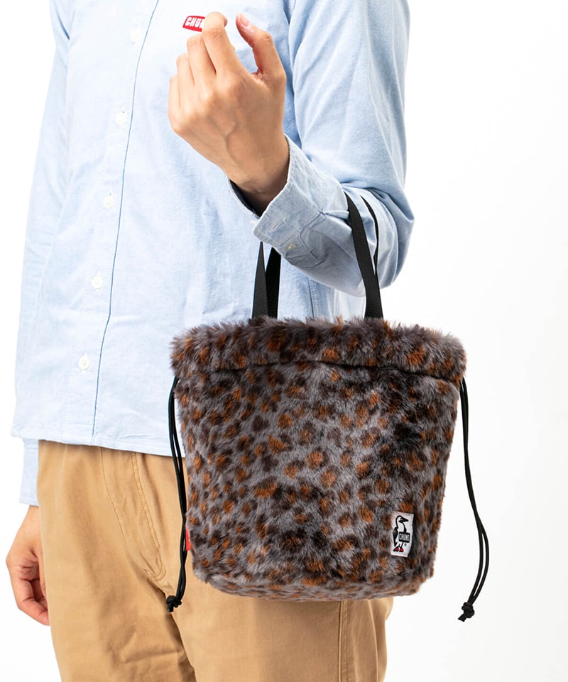 Leopard Mini Bag レオパードミニバッグ トートバッグ サイズなし Leopard Gray バッグ Chums チャムス アウトドアファッション公式通販 Leopard Mini Bag レオパードミニバッグ トートバッグ サイズなし Leopard Gray バッグ Chums チャムス アウトドアファッション公式通販