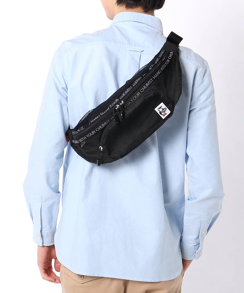 Mesh Up Fanny Pack メッシュアップファニーパック ボディバッグ ウエストポーチ サイズなし White バッグ Chums チャムス アウトドアファッション公式通販