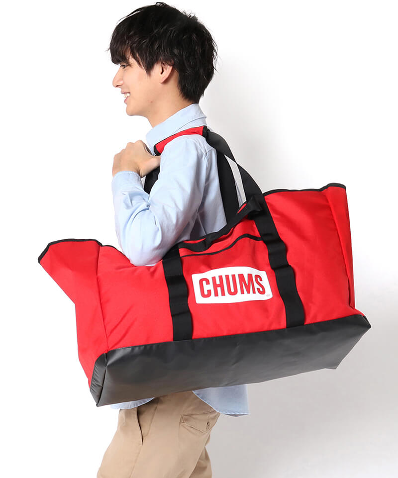 CHUMS Logo Camp Tote/チャムスロゴキャンプトート(キャンプグッズ|収納ケース)(Free Red): キャンプ用品|CHUMS( チャムス)|アウトドアファッション公式通販 CHUMS Logo Camp Tote/チャムスロゴキャンプトート(キャンプグッズ|収納ケース)(Free Red): キャンプ用品|CHUMS( チャムス)|アウトドアファッション公式通販