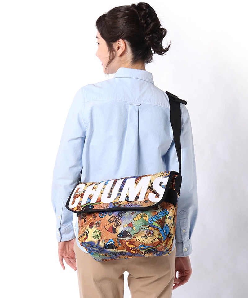 Recycle CHUMS Messenger Bag/リサイクルチャムスメッセンジャーバッグ(メッセンジャーバッグ｜ショルダーバッグ)(Free  Euphoric Beetle): バッグ|CHUMS(チャムス)|アウトドアファッション公式通販