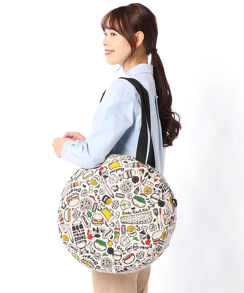 Big Round Tote Bag Sweat ビッグラウンドトートバッグスウェット トートバッグ サイズなし H Gray2 バッグ Chums チャムス アウトドアファッション公式通販