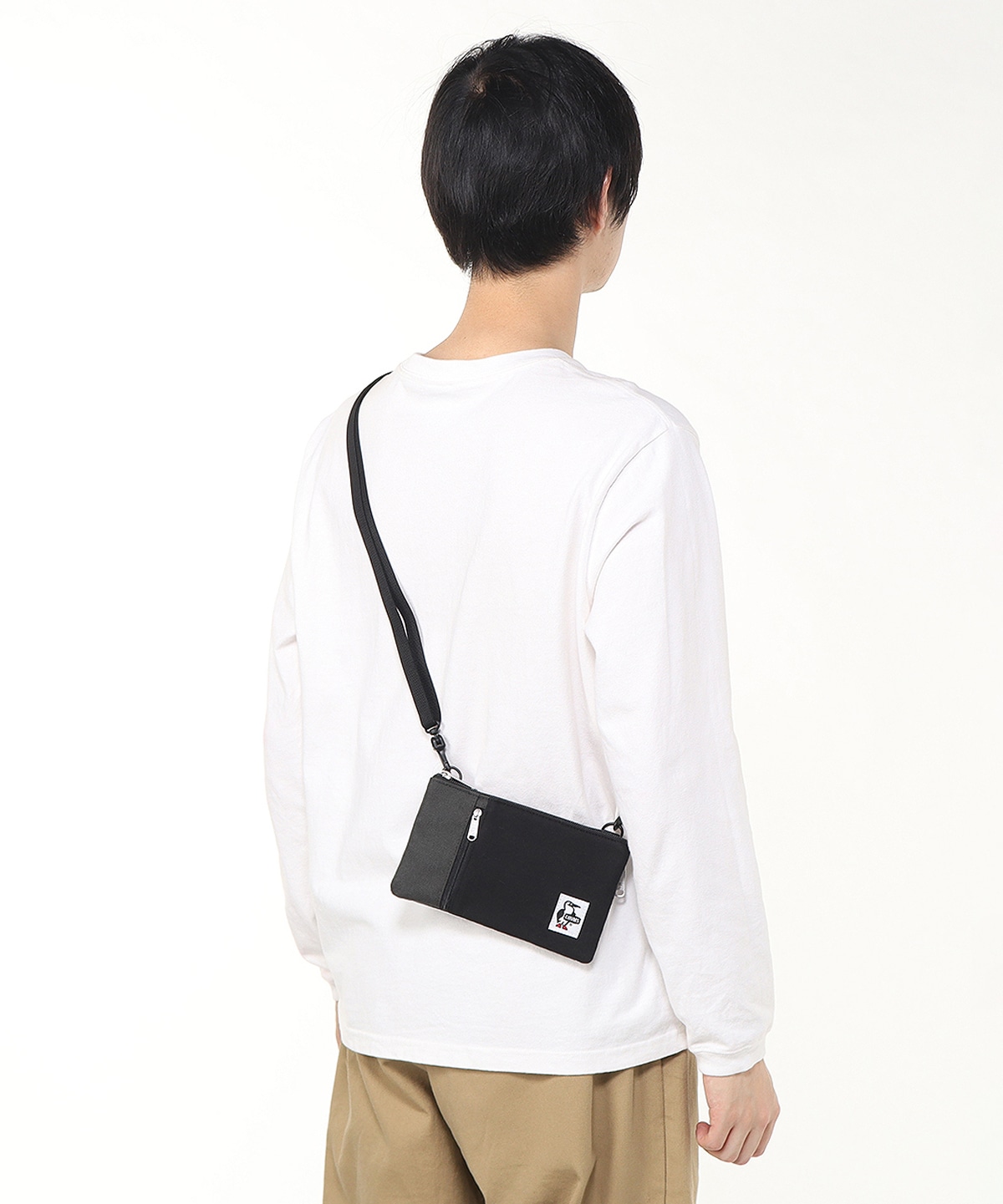 チャムス Bag Smart Phone Shoulder Sweat Nylo