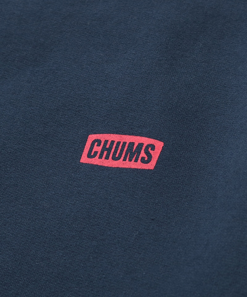 CHUMS Logo Nylon Combi Hoodie(チャムスロゴナイロンコンビフーディ(パーカー｜スウェット))