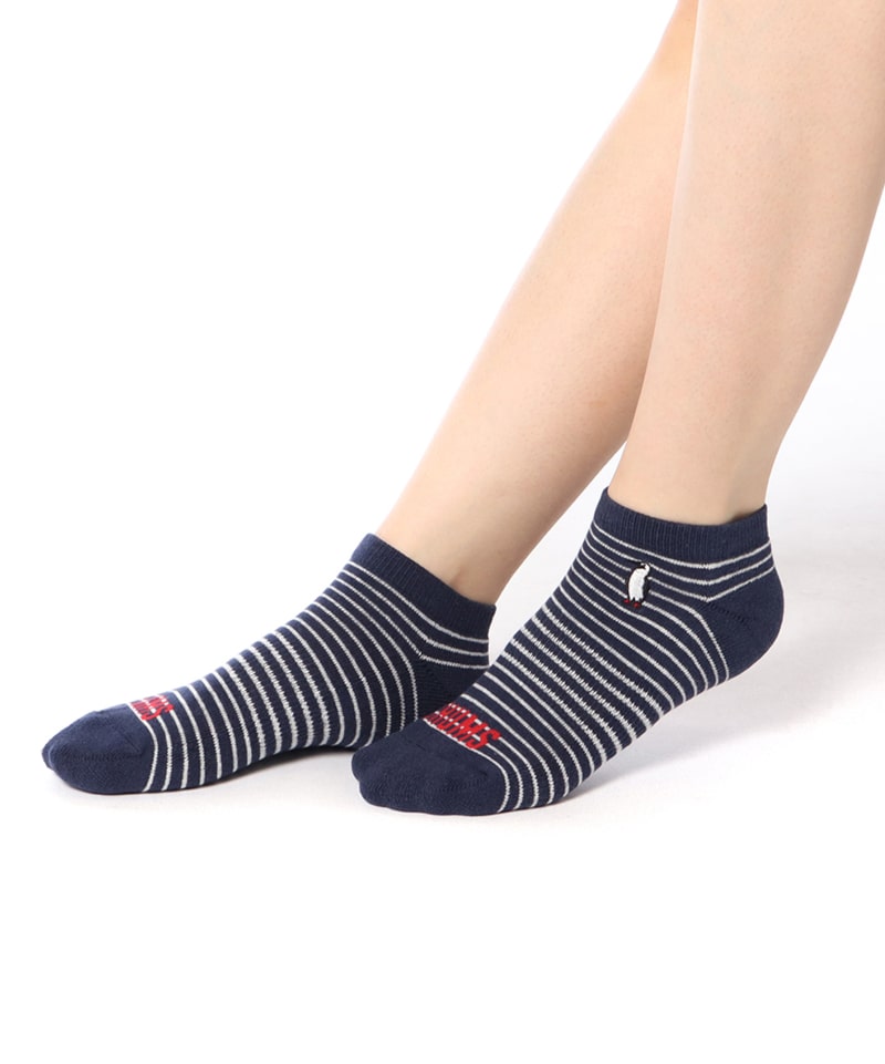 3P Booby Border Ankle Socks(3Pブービーボーダーアンクルソックス（ソックス/靴下）)