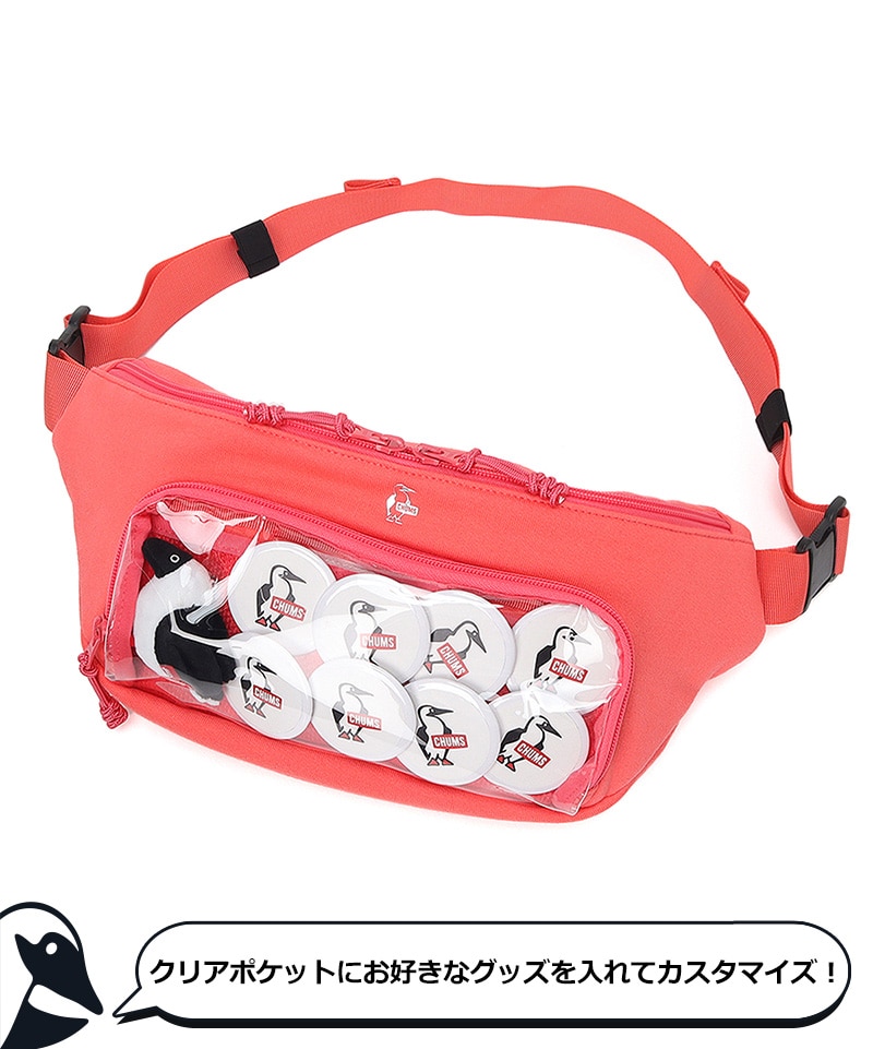 Clear Pocket Body Bag Sweat(クリアポケットボディバッグスウェット（ボディバッグ｜ウエストポーチ）)