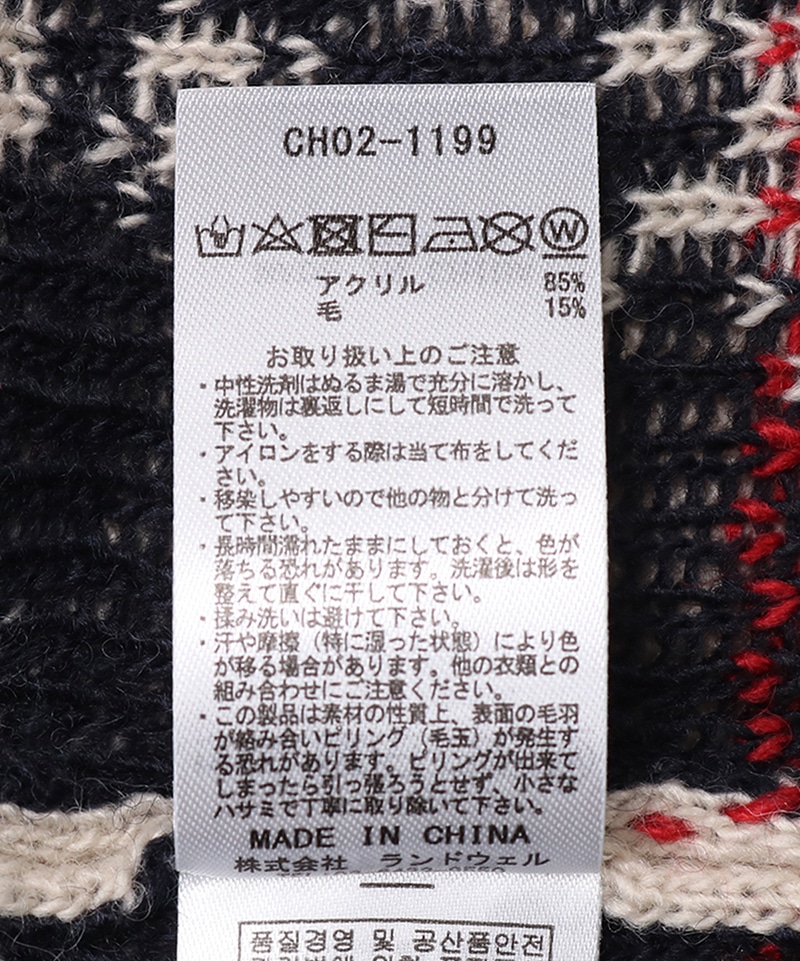 Booby Snow Knit Crew Top/ブービースノーニットクルートップ(ニット