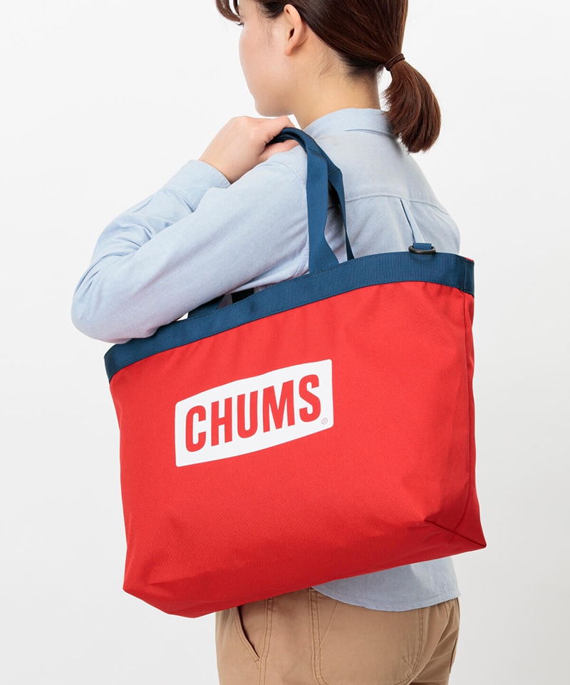 Recycle CHUMS Logo Tote Bag/リサイクルチャムスロゴトートバッグ(トートバッグ)(サイズなし Black): バッグ| CHUMS(チャムス)|アウトドアファッション公式通販