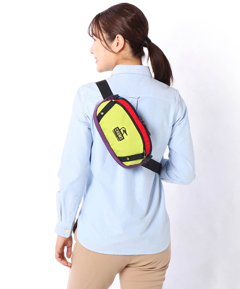 Spring Dale Compact Waist Pack/スプリングデールコンパクトウエストパック(ボディバッグ｜ウエストポーチ)(サイズなし  Yellow Crazy): バッグ|CHUMS(チャムス)|アウトドアファッション公式通販
