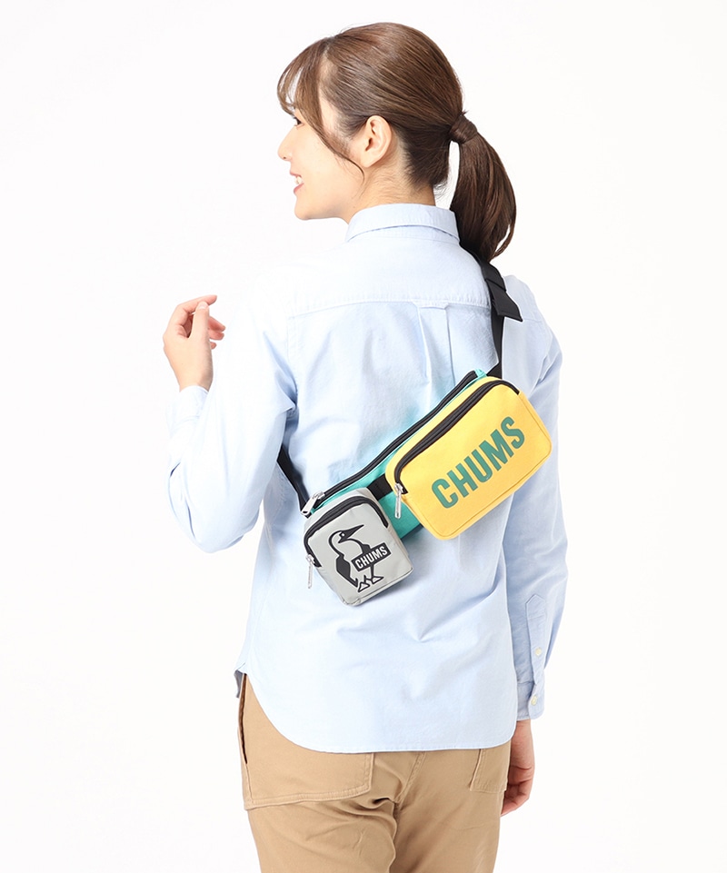 Pouch Body Bag Sweat Nylon/3ポーチボディバッグスウェットナイロン(ボディバッグ|ショルダーバッグ)(サイズなし Navy/Beige): バッグCHUMS(チャムス)|アウトドアファッション公式通販 ボディバッグ