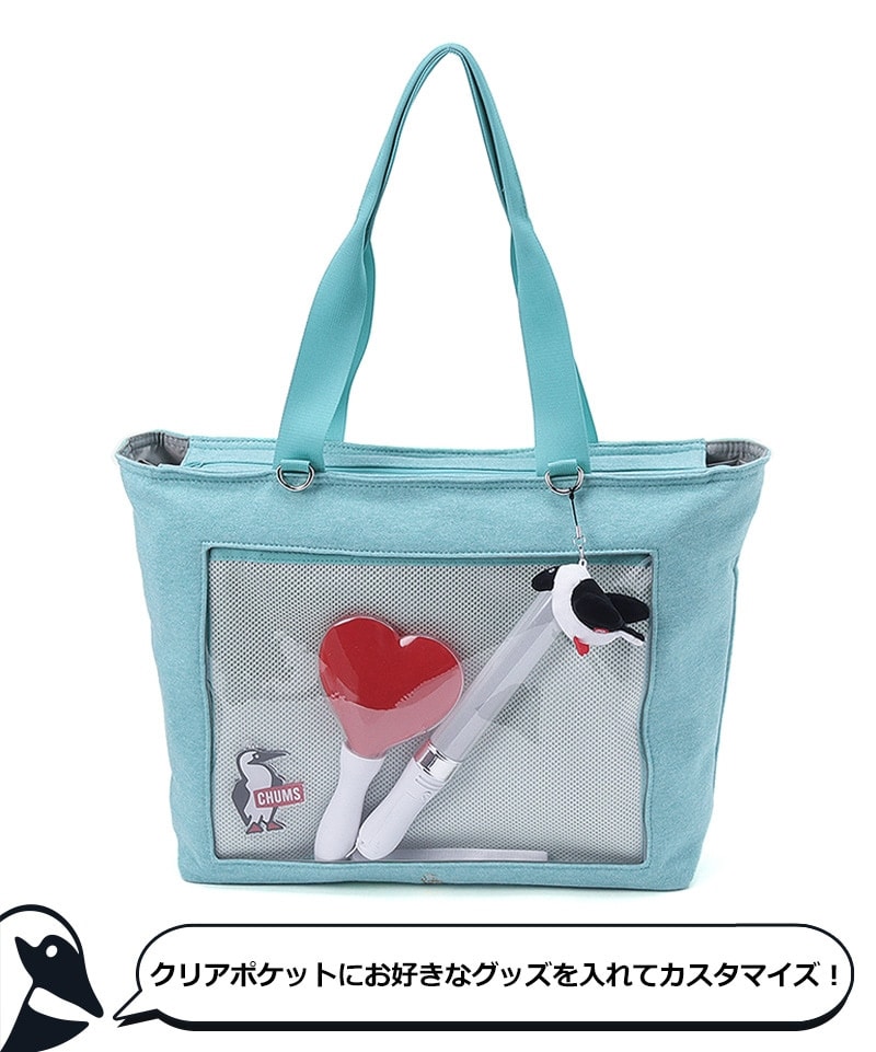 Clear Pocket Tote Bag Sweat(クリアポケットトートバッグスウェット(トートバッグ))