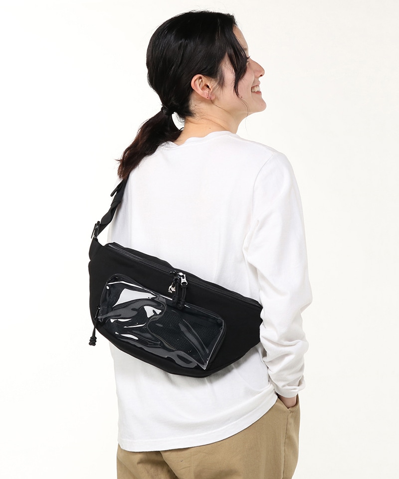 Clear Pocket Body Bag Sweat(クリアポケットボディバッグスウェット（ボディバッグ｜ウエストポーチ）)