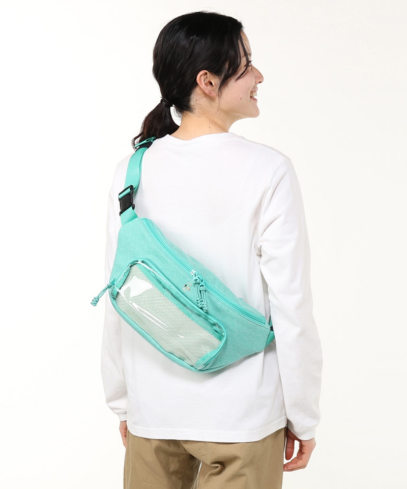 Clear Pocket Body Bag Sweat(クリアポケットボディバッグスウェット（ボディバッグ｜ウエストポーチ）)