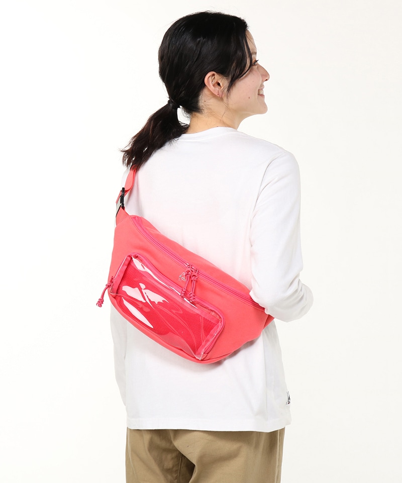 Clear Pocket Body Bag Sweat(クリアポケットボディバッグスウェット（ボディバッグ｜ウエストポーチ）)