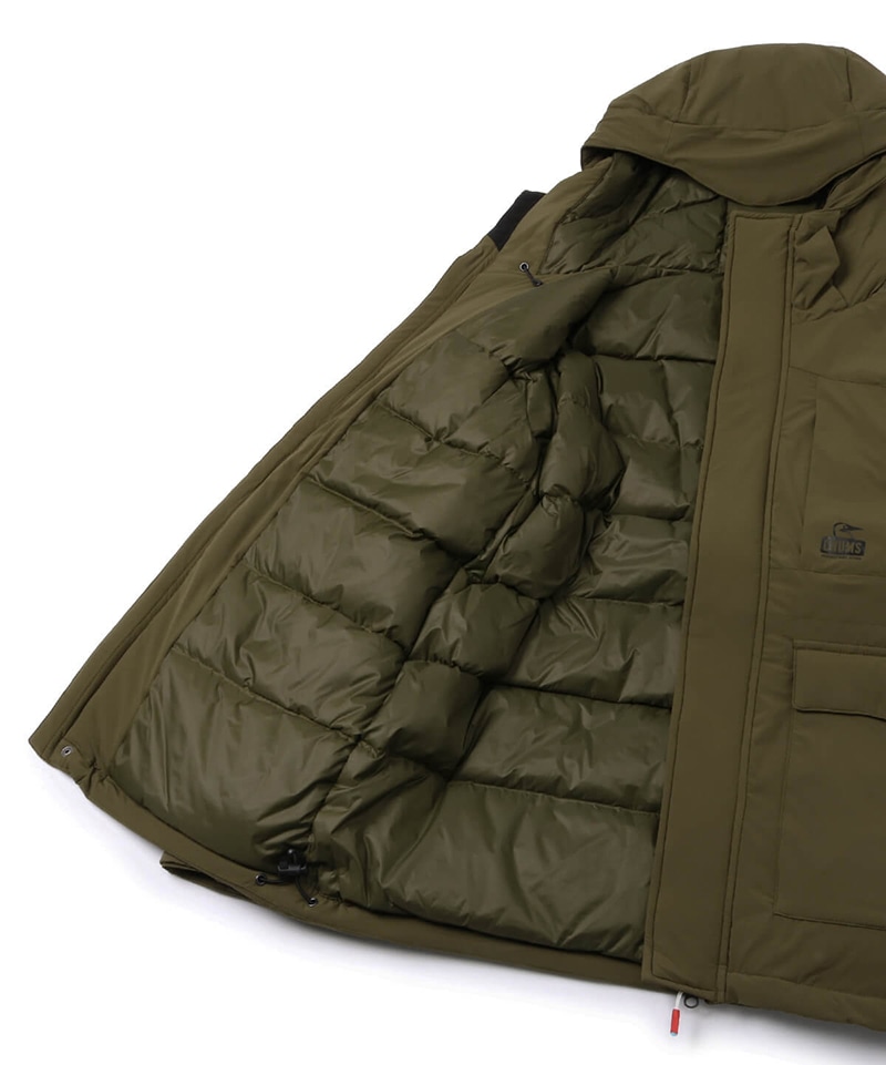 4 Way Stretch Down Coat 4ウェイストレッチダウンコート ダウンジャケット ベスト M Black ジャケット アウター Chums チャムス アウトドアファッション公式通販