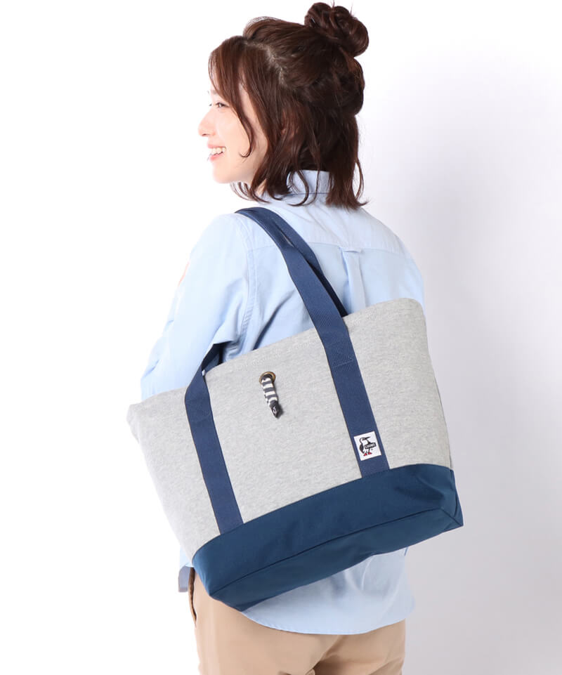 Tote Bag Sweat Nylon/トートバッグスウェットナイロン(トートバッグ)(サイズなし Navy/Beige): バッグ|CHUMS( チャムス)|アウトドアファッション公式通販