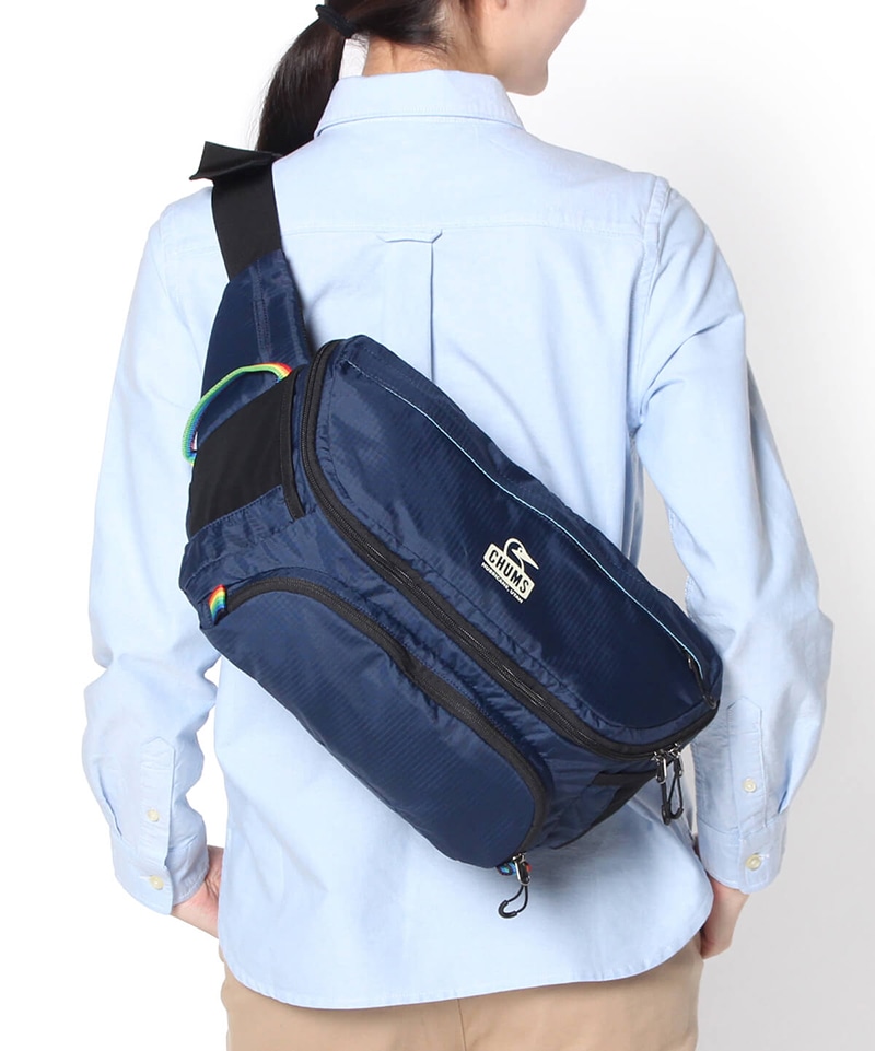 Spring Dale Fanny Pack 10 スプリングデールファニーパック10 ボディバッグ ウエストポーチ サイズなし Black Rainbow バッグ Chums チャムス アウトドアファッション公式通販