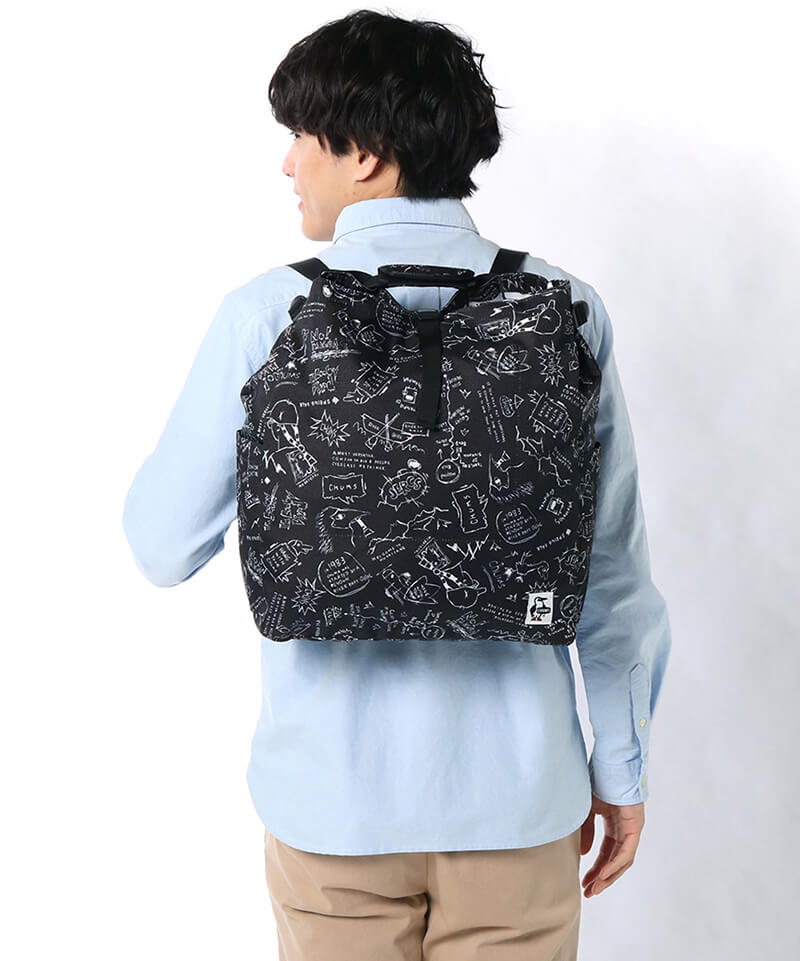 Recycle 2way Tote Bag リサイクル2ウェイトートバッグ トートバッグ Free Black2 バッグ Chums チャムス アウトドアファッション公式通販