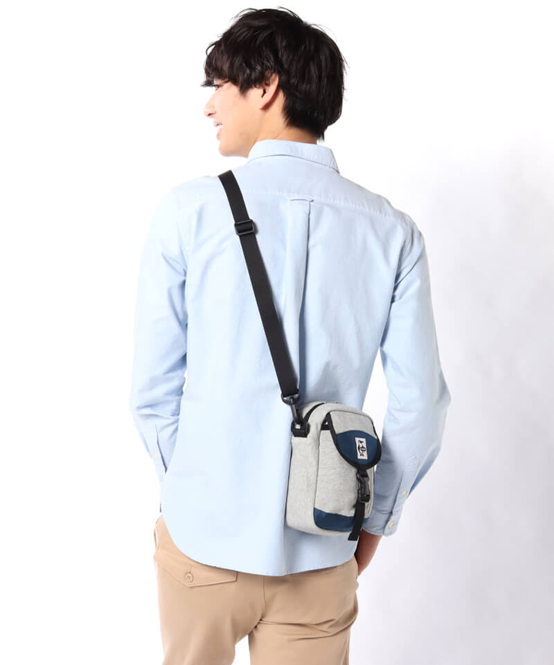 Mini Shoulder Sweat Nylon/ミニショルダースウェットナイロン(ショルダーバッグ)(Free Yellow×Dark  Lake): バッグ|CHUMS(チャムス)|アウトドアファッション公式通販