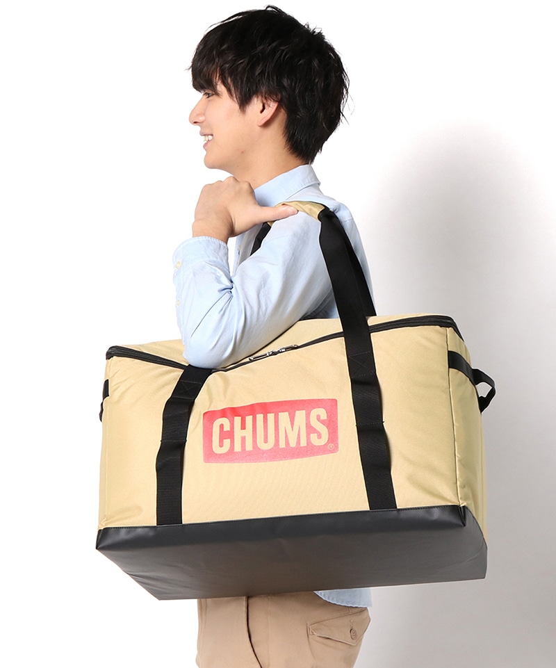 CHUMS Logo Foldable Box M/チャムスロゴフォーダブルボックスM(キャンプグッズ｜収納ケース)