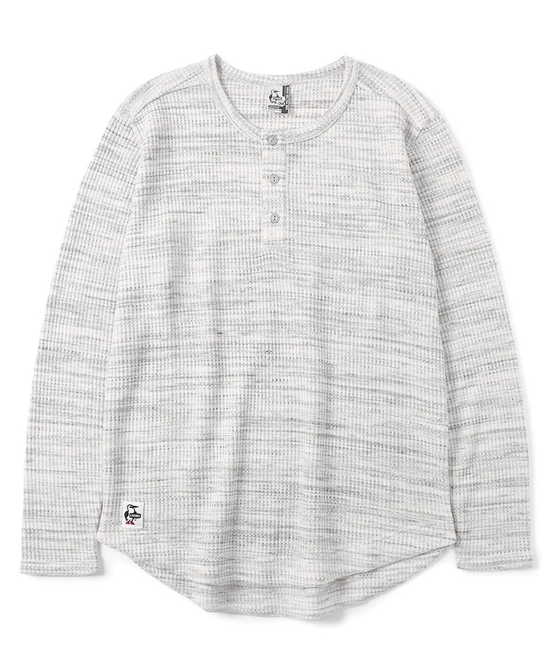 Waffle Henley L/S T-Shirt(ワッフルヘンリーロングスリーブTシャツ(トップス/ロングTシャツ))