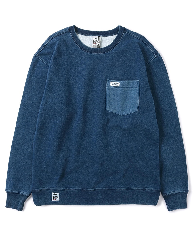 Pocket Crew Top Indigo(ポケットクルートップインディゴ(パーカー｜スウェット))