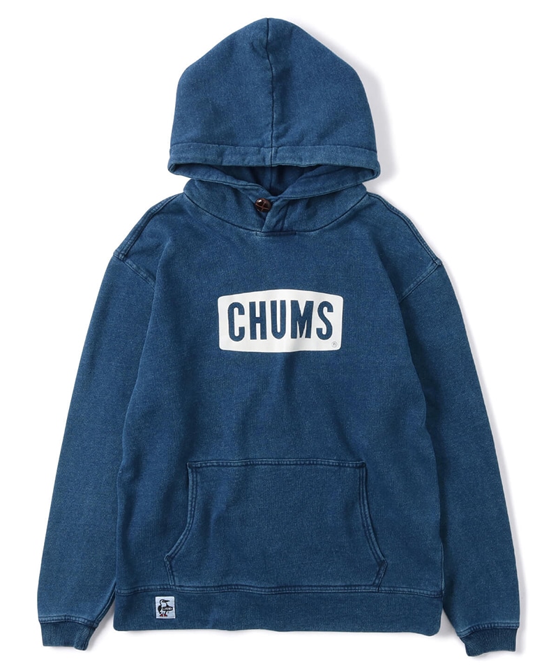 CHUMS Logo Pullover Parka Indigo(チャムスロゴプルオーバーパーカーインディゴ(パーカー｜スウェット))