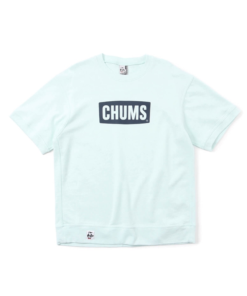 S S Chums Logo Crew Top ショートスリーブチャムスロゴクルートップ トップス スウェット M Beige Black トップス Chums チャムス アウトドアファッション公式通販