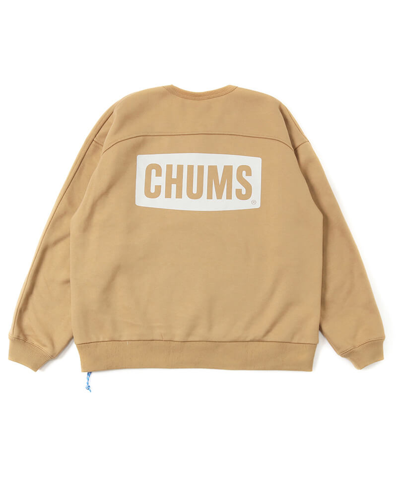 Myton CHUMS Logo Crew Top Sweat/【限定】マイトンチャムスロゴクルートップスウェット(パーカー｜スウェット)(M  Beige): トップスCHUMS(チャムス)|アウトドアファッション公式通販