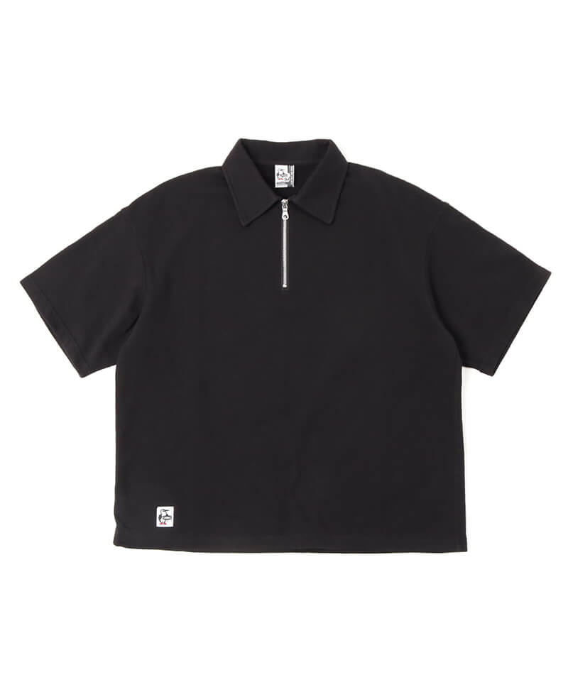 Oversized S/S Half Zip Top LP/オーバーサイズドショートスリーブ ...