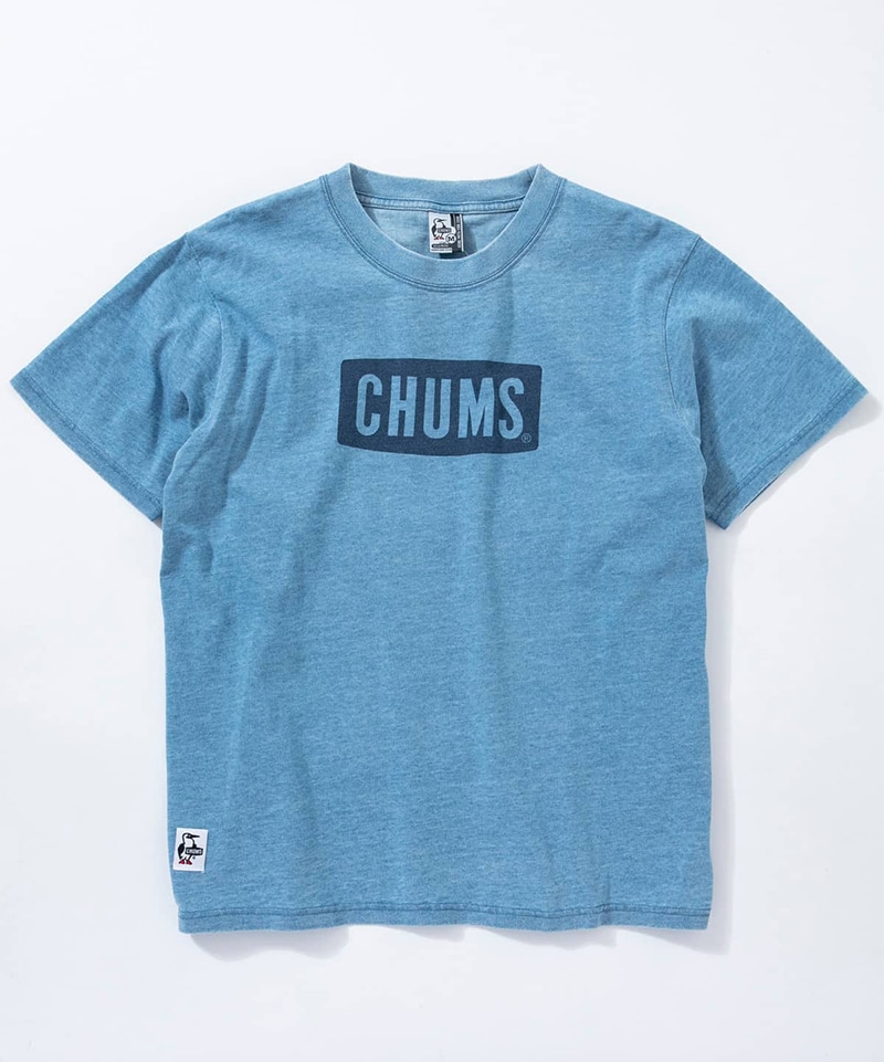 CHUMS Logo T-Shirt Indigo(チャムスロゴTシャツインディゴ(トップス/Tシャツ))