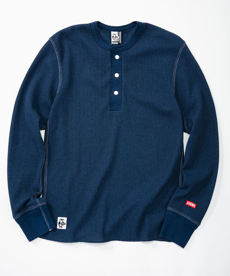 Waffle Henley Top(ワッフルヘンリートップ(トップス/カットソー))