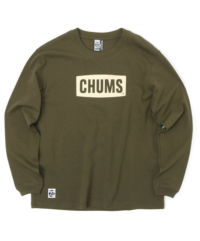 Chums Logo L S T Shirt チャムスロゴロングスリーブtシャツ ロンt ロングtシャツ M Crazy トップス Chums チャムス アウトドアファッション公式通販