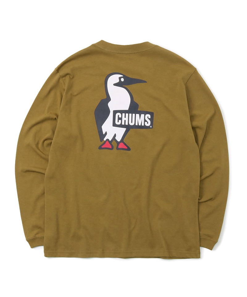 Booby Logo L/S T-Shirt/ブービーロゴロングスリーブTシャツ(ロンT/ロングTシャツ)(M Brown): トップス|CHUMS( チャムス)|アウトドアファッション公式通販